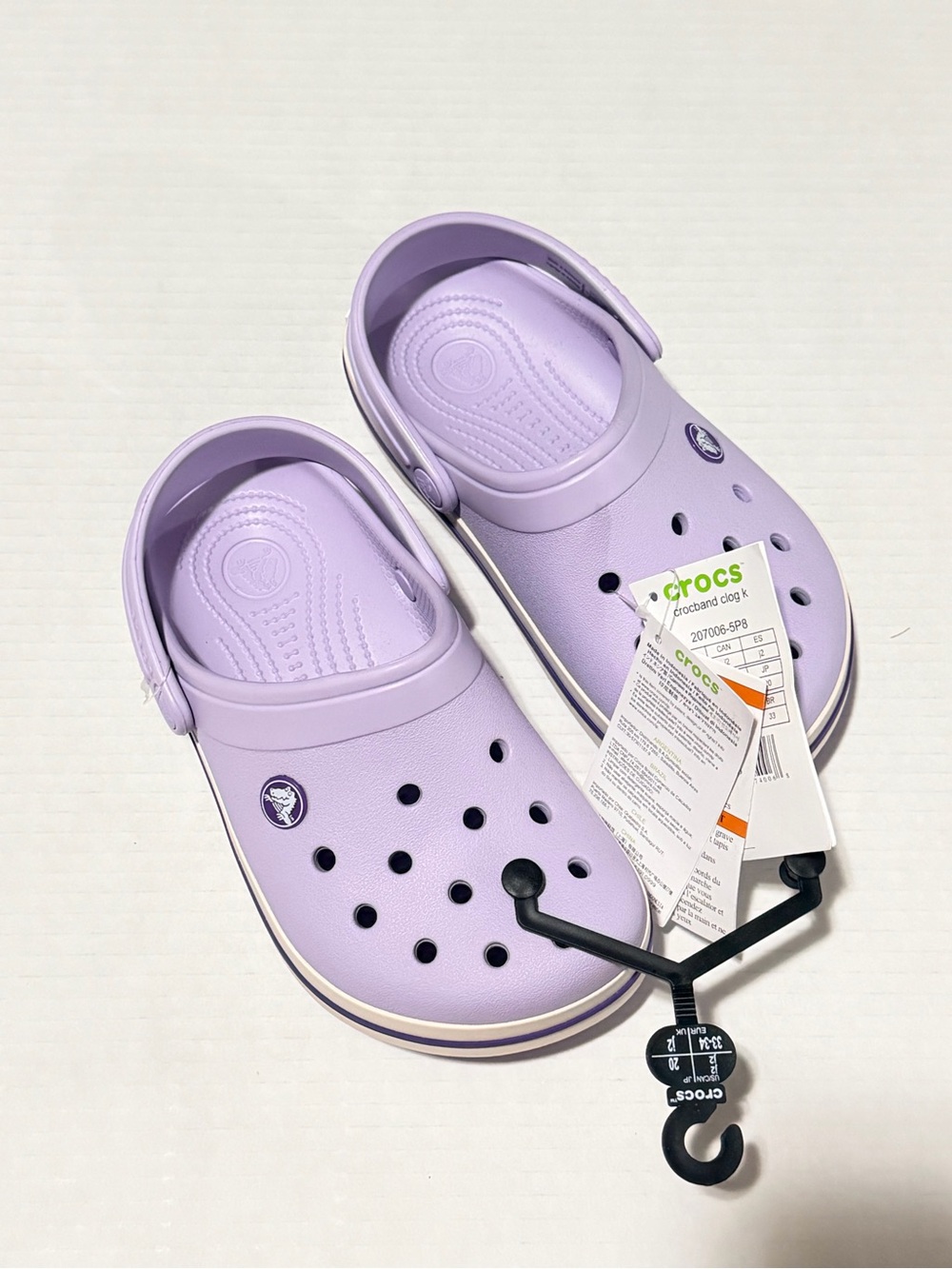 Crocs Kid's Classic Clogs Purple Size J2